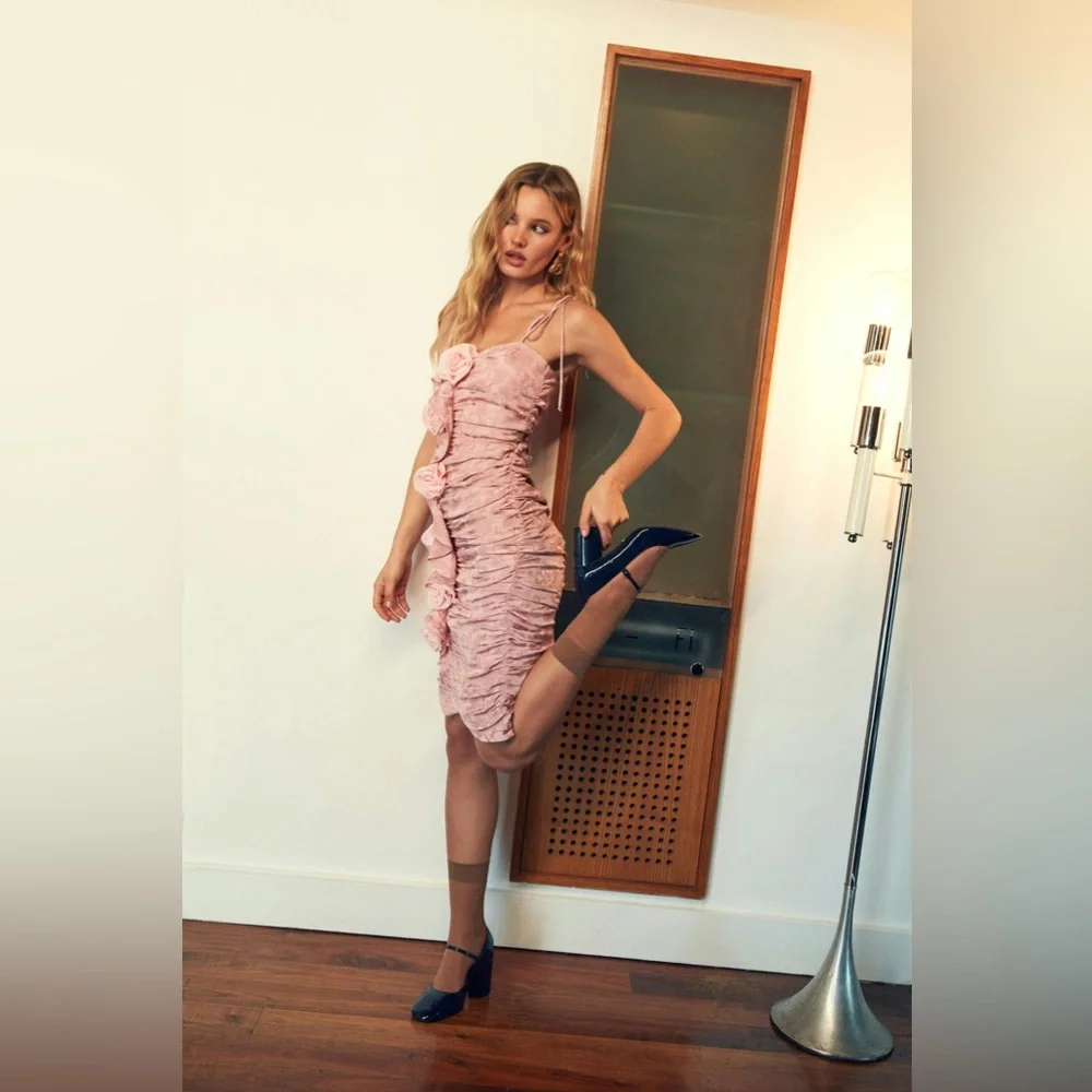 For Love & Lemons Soraya Midi Dress - Picture 2 of 8